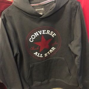 Boys Converse Hoodie size 12-13 NWT